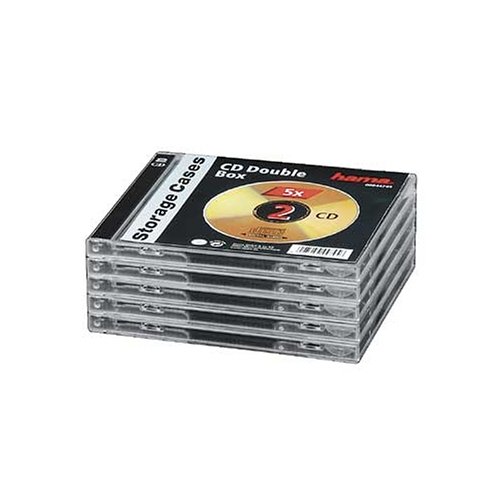 Caixa para Discos HAMA CD/DVD Double Case Hama - Estojos e organizadores de cd/dvd - caixa, discos, cd, dvd, double case
