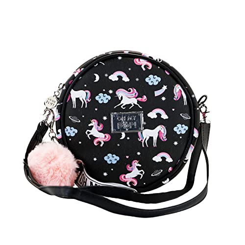 Saco de Transporte para Bonecos Karactermania Oh My Pop! Unicórnio | Cinzento, Rosa KARACTERMANIA - Bolsas, carteiras e estojos - resistente, duradouro, compartimento principal, fácil acesso