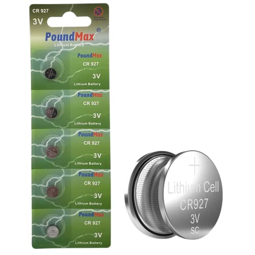 Pilhas POUNDMAX Pilhas de Botão de Lítio Cr927 3V 1 Blister de 5 Unidades PoundMax - Baterias de uso geral - litio, cr927, 3V, 5 unidades