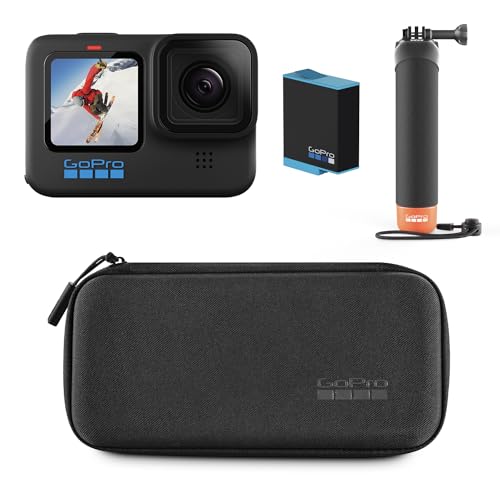 Action Cam GOPRO Hero 10 (4K - 12 MP - Wi-Fi e Bluetooth) GoPro - Peças e acessórios para câmeras - 4k, 12 mp, wi-fi, bluetooth