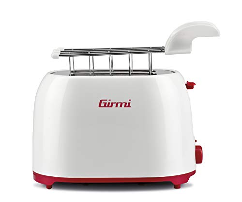 Torradeira GIRMIPRO TP10 (2 fatias - 1000 W) Girmi - Torradeiras - 1000 W, 2 fatias, branco vermelho