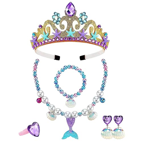 Conjunto de Acessórios para Crianças FUIPVGI 6 Peças (Idade Mínima: 3) FUIPVGI - Joias - joalharia, sirena, pvc, tamanho único