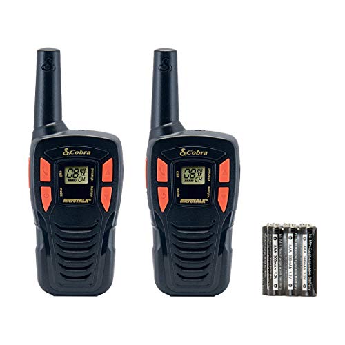 Walkie-Talkies Cobra Am-245 Pmr 8 Canais Preto Cobra - Rádios bidirecionais - com fios, preto, 5000m, 8 canais