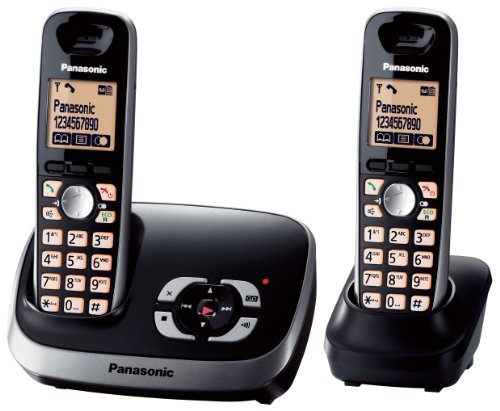 Telefone sem fio PANASONIC KX-TG6522GB Preto Panasonic - Telefonia - sem fio, preto