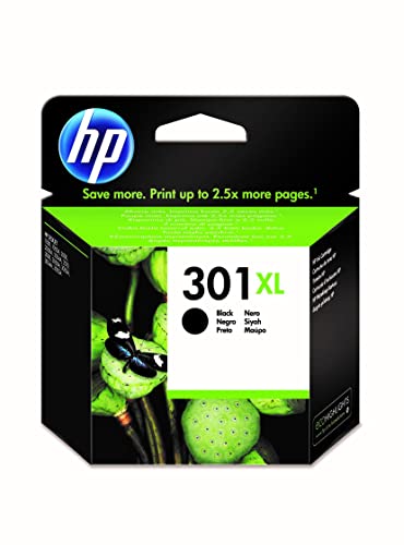 Tinteiro HP 301XL Original Preto 1 peça(s) (CH563EE) HP - Cartuchos de toner e jato de tinta - preto, hp deskjet, officejet, envy