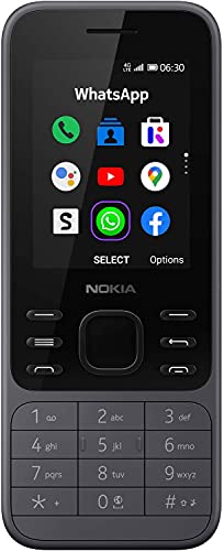 Telemóvel NOKIA 6300 4G (2.4'' - 3G - Preto) Nokia - Telemóveis - Android 10, fingerprint, gps, bluetooth, fm radio