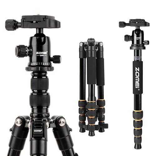 Tripé ZOMEI Q666 (Bola - Altura Máxima: 133 cm) Zomei - Tripés e monopés - 133 cm, 10 kg, 5 pernas, dobrável