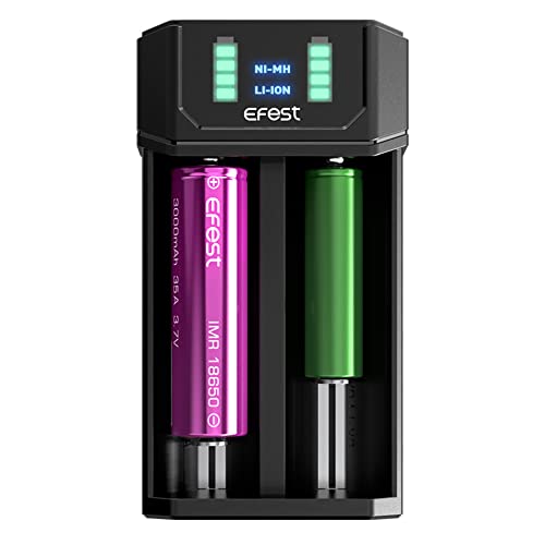Carregador de Bateria EFEST MEGA (USB - 2.4 A) Shenzhen Fest Technology - Carregadores de bateria de uso geral - usb, 2.4 a
