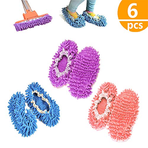 Conjunto de 6 Sapatos para Mopa KITTENY kitteny - Cabeças de esfregão e recargas - conjunto, 6 sapatos, mopa
