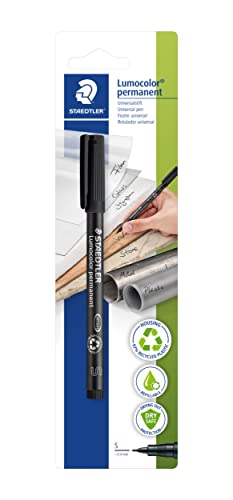 Marcadores Staedtler Lumocolor Permanente Ponta Fina 4 Mm (Caixa de 12) Staedtler - Marcadores e marcadores de texto - ponta fina, 4mm, tinta permanente, resistente ao calor