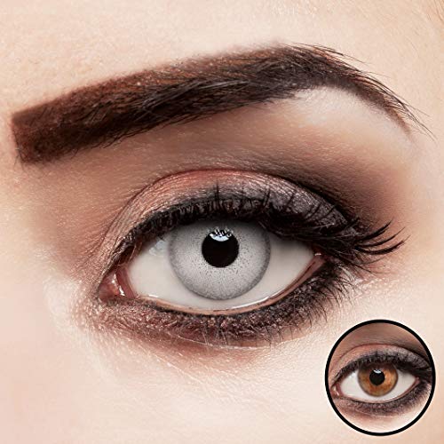Lente de Contato ANNUAL LENSES Gray (1 Unidade) aricona Kontaktlinsen - Lentes de contato - lente de contato, annual lenses, preto