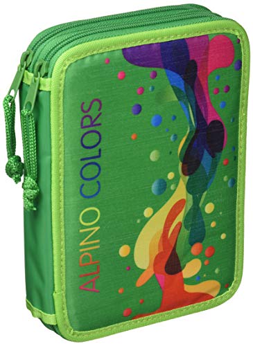 Brinquedo de Trabalhos Manuais PLUMIER 3000033 Alpino - Estojos para canetas e lápis - conjunto, utensílios, escola, tecido, compartimento, fecho
