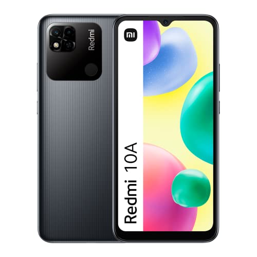 Smartphone XIAOMI Redmi 10A (6.53'' - 4 GB - 128 GB - Cinzento) Xiaomi - Telemóveis - 6.53, 4 GB, 128 GB, Android 11