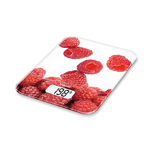 Balança de Cozinha BEURER KS19 Berry (Capacidade: 5 Kg - Precisão: 1 g) Beurer - Balanças de medição - 5 kg, 1 g, tara, desligamento automático
