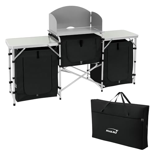 Armário de Campismo Hauki 1000L Preto (Recondicionado Como Novo) Hauki - Cozinha & sala de jantar - alumínio, 174,5x79x40cm, 45kg, preto