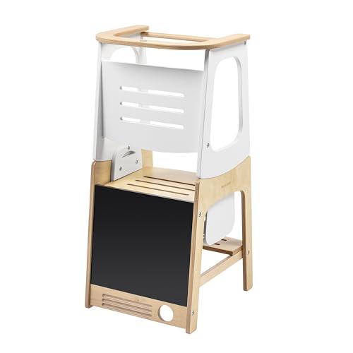 Torre de aprendizagem Maxi Cosi | Madeira natural Dorel juvenile - Escadas e andaimes - madeira natural, 3 em 1, montessori, criatividade