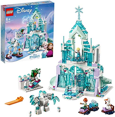 LEGO Disney - O Palácio de Gelo Mágico da Elsa (Idade Mínima Recomendada: 4 anos) LEGO - Blocos de encaixe - lego, disney, palacio de gelo, Elsa, 4 anos