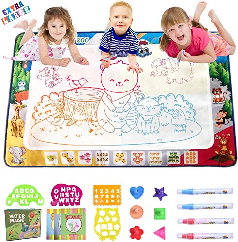 Tapete de Atividades para Crianças MOONTOY Magic Water (120 x 80 cm) MOONTOY - Brinquedos de arte e desenho - tapete, atividades, crianças, MOONTOY, Magic Water