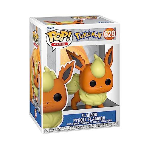 Figura FUNKO Pop! Games: Pokémon - Flareon Funko - Brinquedos - figura, funko pop, games, pokemon, flareon, vinil