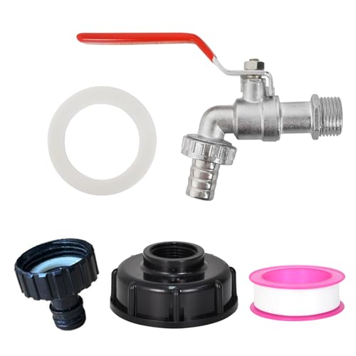 Adaptador de Depósito Ibc Grifo de Depósito de Água Ibc Válvula de Bola 1000L Colexy - Válvulas de encanamento - adaptador, IBC, grifo, válvula de bola, 1000l