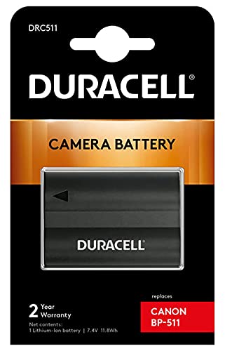 Duracell 1300mAh Li-Ion Battery for Canon Camcorders Duracell - Baterias para câmera - 1300mAh, Li-Ion, canon, camcorders