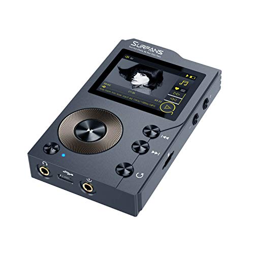 Leitor Mp3 High Fidelity Surfans F20 Preto Surfans - Áudio - mp3, alta fidelidade, bluetooth, recarregável