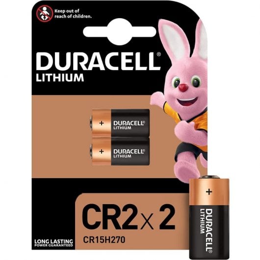 Pilha não recarregável DURACELL Ultra CR2 K1 Duracell - Baterias de uso geral - cr2, 3V, cónico, preto