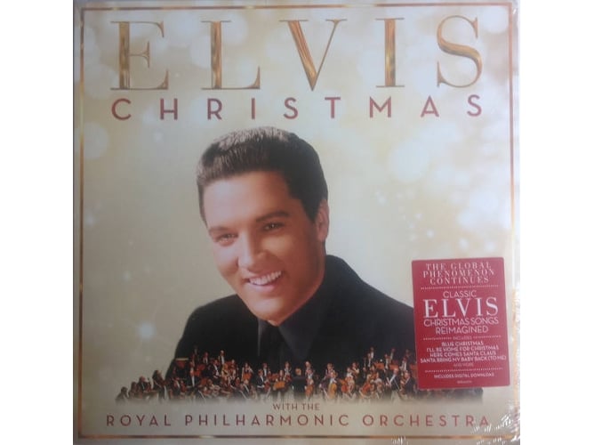 Christmas With Elvis And The Royal Philharmonic Orchestra - LP (Áudio) Legacy - Música e gravações de som - elvis, royal philharmonic orchestra, LP, áudio, natalicio