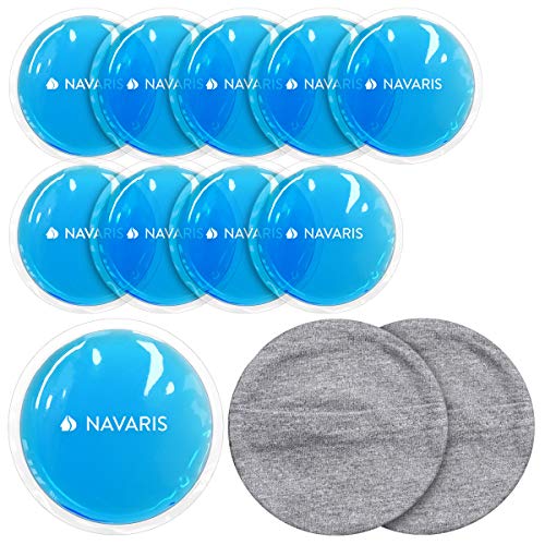 Conjunto de 10 Compresas Gel NAVARIS (Branco) Navaris - Almofadas térmicas - conjunto, compresas gel, navaris