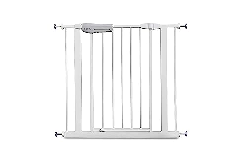 Porta de Segurança BABIFY Branco (92x1,5x76cm) STAR IBABY - Móveis para bebês e crianças pequenas - autoajustável, 65-95 cm, fácil de montar, kit de instalação