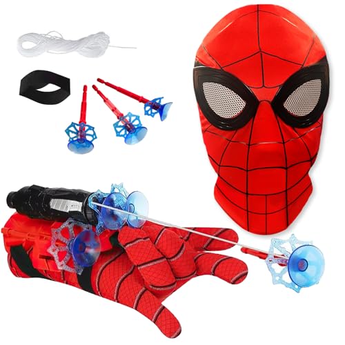 Conjunto de Luvas e Máscara Spider Launcher TKGEOUE TKGEOUE - Armas de brinquedo e acessórios - luvas, máscara, spider launcher