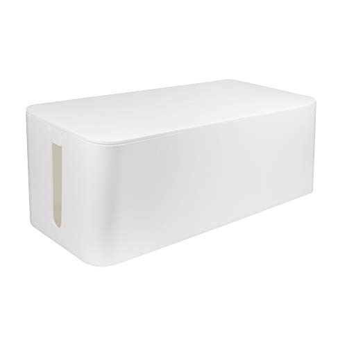 Organizador de Cabos LOGILINK KAB0063 (Branco) Logilink - Caixas de montagem elétrica e suportes - organizador, cabos, fecho, fixação na parede