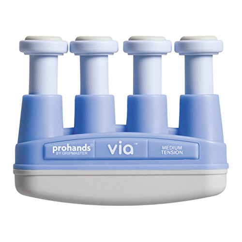 Fortalecedor de Mão PROHANDS (Azul - 23x14cm) Pro Hands Gripmaster - Levantamento de peso - fortalecedor, mão, azul, 23x14cm