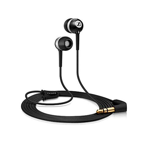 Auriculares Com Fio SENNHEISER CX 300 II (In Ear - Microfone - Preto) Sennheiser - Fones de ouvido - in ear, microfone, preto