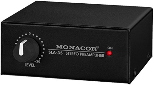 Amplificador MONACOR SLA-35 (2 Canais - 30 W) MONACOR - Componentes de áudio - amplificador, monacor sla-35, 2 canais, 30 W, entrada RCA, saída rca
