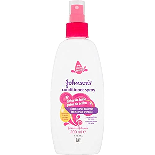 Condicionador para Cabelos de Bebé JOHNSON'S Shine Spray Gotas 200 Ml JOHNSONS - Cuidados com o cabelo - cabelo bebé, shampoo, gotas, 200 ml
