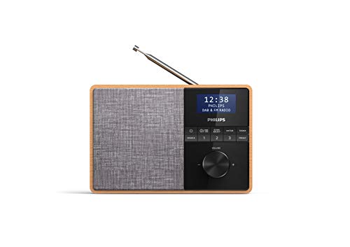 Rádio PHILIPS TAR5505/10 (Preto - Digital - FM - Pilhas) Philips - Radios - dab+, fm, bluetooth, temporizador
