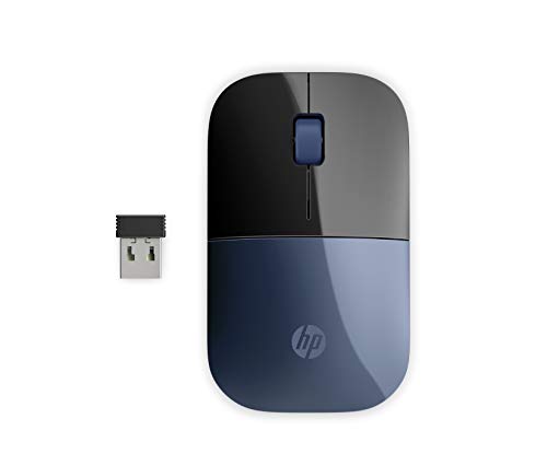 Rato HP Z3700 (Wireless - Casual - 1000 dpi - Azul) HP - Ratos e trackballs - wireless, 1000 dpi, azul, portátil