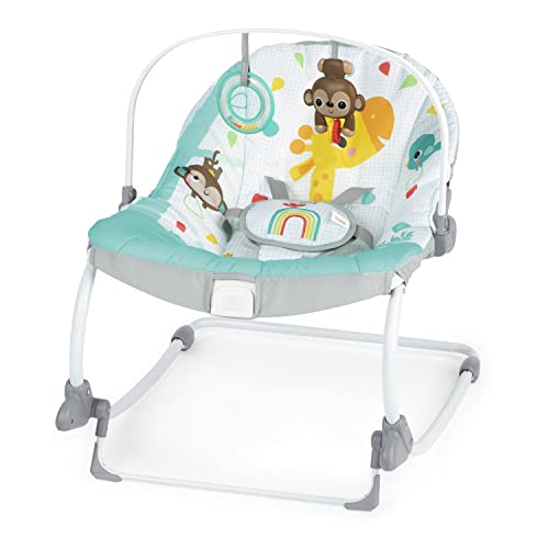 Maca BRIGHT STARTS Wild Vibes (Rosa - 52 x 54 cm) Kids2, Inc. - Móveis para bebês e crianças pequenas - fácil de montar, vibração, removível