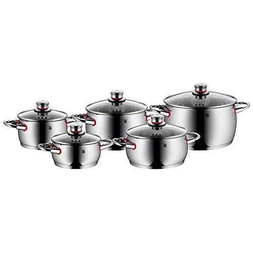 Conjunto de Panelas WMF Quality One (5 peças) WMF - Conjuntos de panelas - 1 l, 5 peças, aço inoxidável