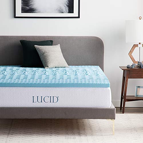 Colchão LUCID Viscoelástico (160 x 200 cm) Lucid - Protetores de Colchão - viscoelástico, 160 x 200 cm