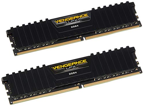Memória RAM DDR4 CORSAIR Vengeance LPX 2x4 GB (2400 MHz - CL 14 - Preto) Corsair - Memória ram - DDR4, 2400 MHz, 2x4 gb, CL 14