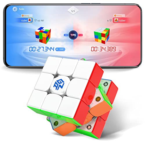 Cubo de Alavanca Gan 356 I Carry 3X3 Smart Speed GAN - Quebra-cabeças - alavanca, smart speed, gan 356