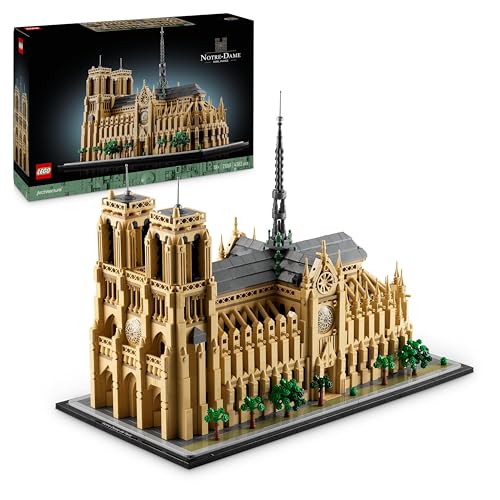 LEGO Architecture: Notre Dame de Paris (Idade Mínima Recomendada: 12 anos) LEGO - Blocos de encaixe - lego, architecture, notre dame, paris