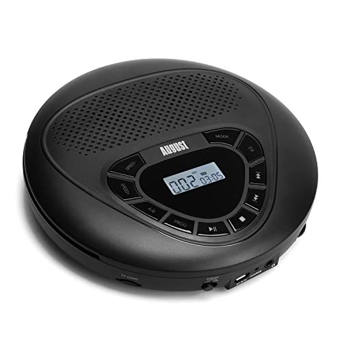 Rádio Portátil AUGUST SE10 (Preto - Digital - FM/AM - Pilhas) August - Acessórios de áudio - portátil, fm/am, mp3, cd-r/rw, pilhas