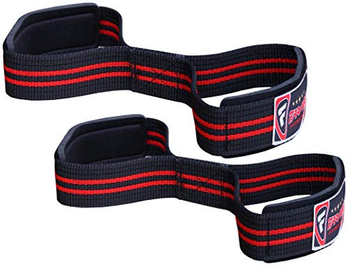 Barra para Pulsores FARABI FIGURE 8 (Preto - 50x30 cm) FARABI - Luvas de levantamento de peso e suportes para as mãos - FIGURE 8, preto, 50x30 cm