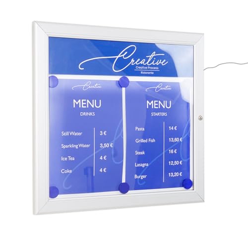 Suporte para Menu DANIÉLI STORE 2X A4 Led Danieli - Quadros de exibição - led, a4, suporte