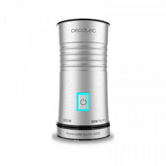 Batedor de Leite Cecotec Power Latte Spume 4000 500 W Cecotec - Eletrodomésticos de cozinha - 500 W, preto/prata, aço inoxidável