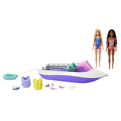 Barbie e o barco do poder da sereia (Idade mínima recomendada: 3 anos) Barbie - Brinquedos - barbie, sereia, barco, poder