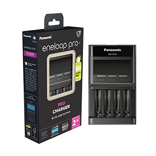 Carregador Eneloop Pro (Recondicionado Como Novo) ENELOOP - Carregadores de bateria de uso geral - recarregável, preto